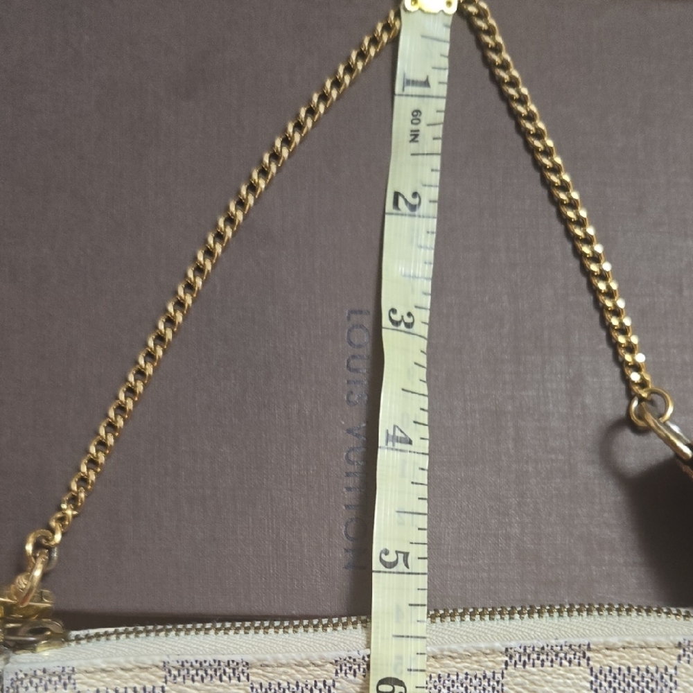 Louis Vuitton Mini Azur PM Pochette with Signature Style. - Picture 14 of 14